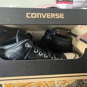 Converse black and white shoes